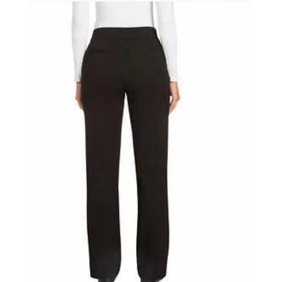 Matty M XSmall Comfort Office Dress Pants Elastic Waist Pull-on 30" inseam Black - Picture 3 of 9